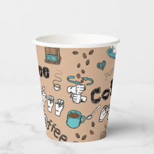 ASL Coffee paper cups