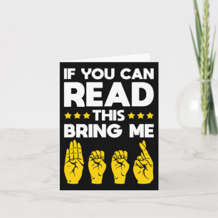 Asl Deaf Awareness Deaf Culture And Sign Language Card