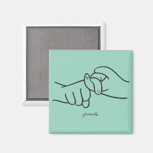 ASL Friends Magnet – Connection on Display