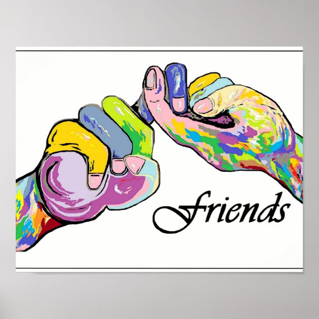 ASL Friends Poster (Front)