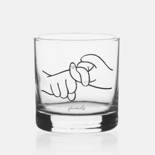ASL Friends Rocks Glass – Cheers to Connection