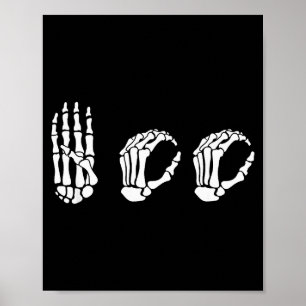 Asl Halloween Skeleton Hand American Sign Language