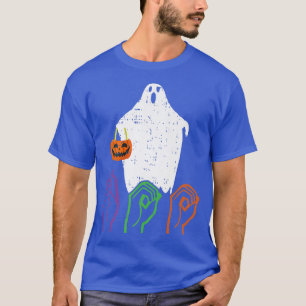 ASL Halloween Skeleton Hand American Sign Language T-Shirt