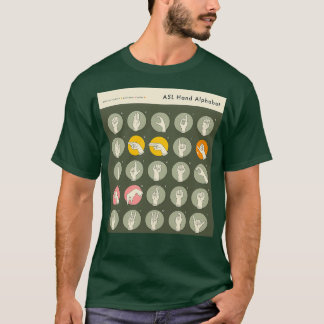 ASL HAND ALPHABE T-Shirt