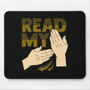 Asl Hand Gesture Deaf Hearing Loss Awareness 12 Mouse Mat