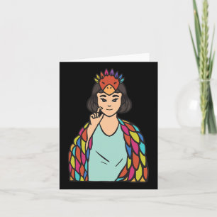 Asl Hand Gesture Deaf Hearing Loss Awareness Girl Card