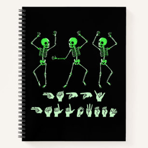 ASL Happy Halloween I - Cute Spooky Season Notebook