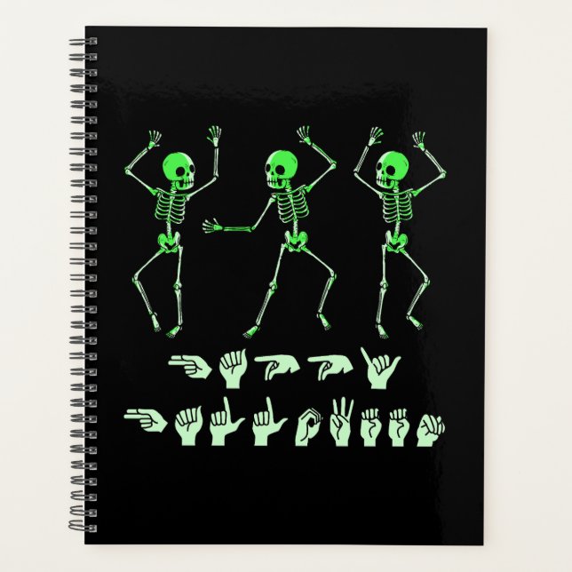 ASL Happy Halloween I - Cute Spooky Season Planner (Front)