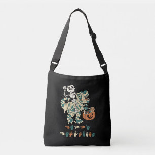 ASL Happy Halloween II - Cute Spooky Season Crossbody Bag