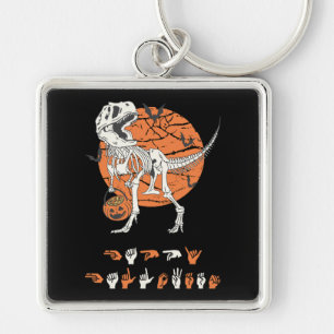 ASL Happy Halloween III - Cute Spooky Season Key Ring