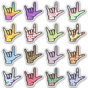 ASL I Love You ILY Hand Signs
