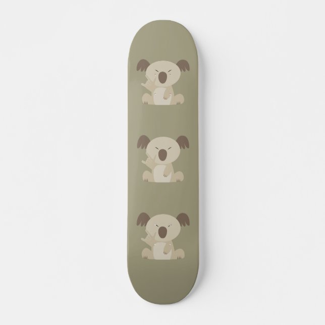 ASL I Love You Koala Skateboard (Front)