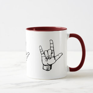 ASL I Love You Mug