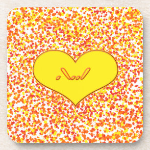 ASL-I Love You with Heart by Shirley Taylor Coaster