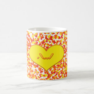 ASL-I Love You with Heart by Shirley Taylor Coffee Mug