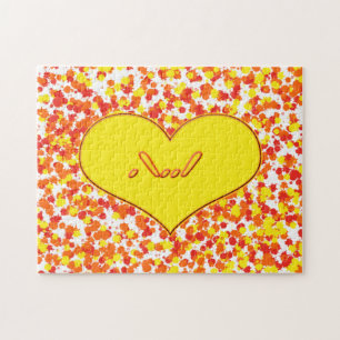 ASL-I Love You with Heart by Shirley Taylor Jigsaw Puzzle