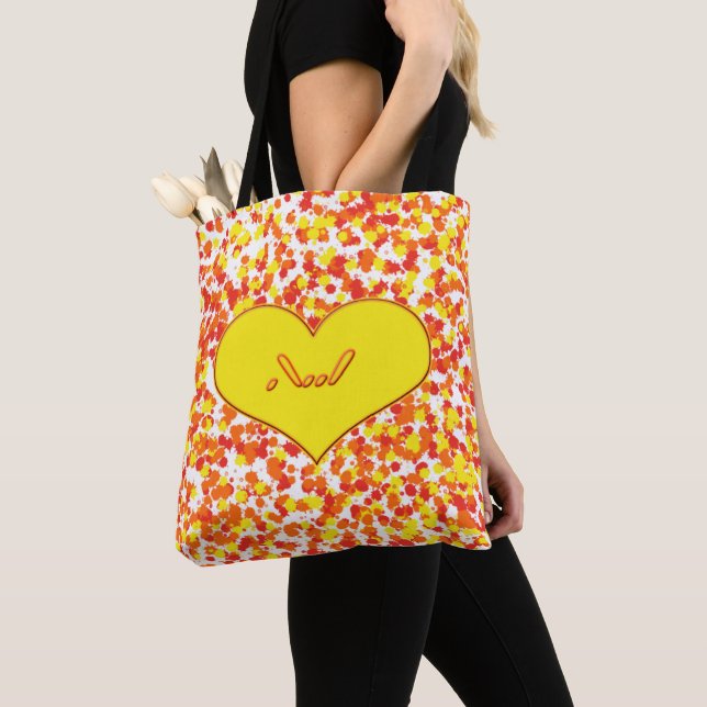 ASL-I Love You with Heart by Shirley Taylor Tote Bag (Close Up)