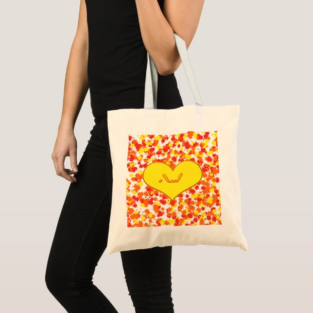 ASL-I Love You with Heart by Shirley Taylor Tote Bag (Front (Product))