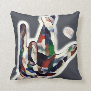 ASL I Really Love You with Highlights Cushion