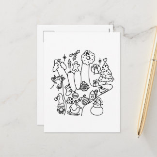 ASL ILY – Winter Vibes Holiday Postcard