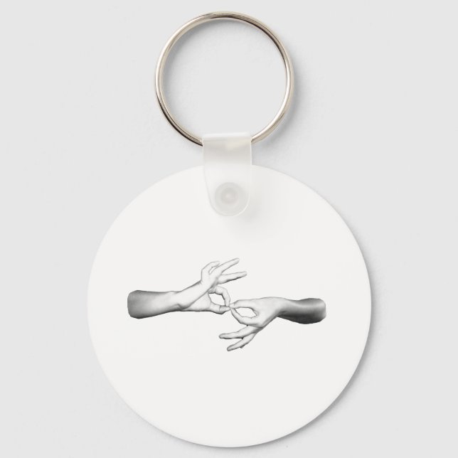 ASL Interpreter Key Ring (Front)