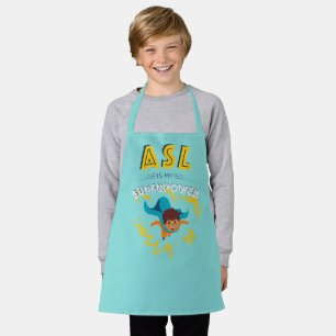 ASL is My Superpower Apron