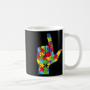 Asl Love Sign Autism Awareness Support  Coffee Mug