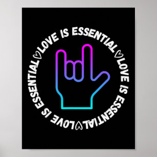 ASL  love Sign Disability Awareness 