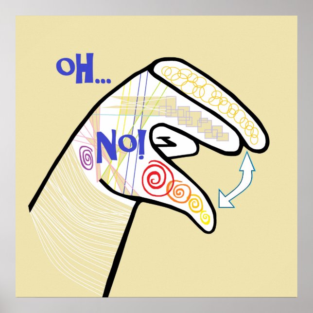 ASL Oh NO Poster (Front)
