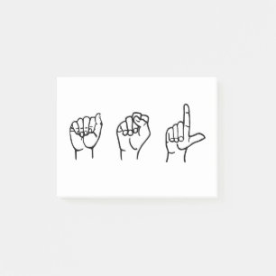 ASL POST-IT NOTES