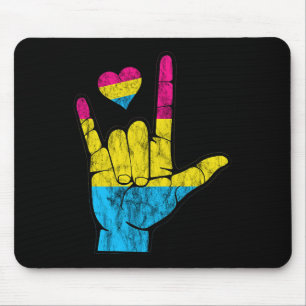 Asl Pride Panual Hearing Loss Deaf Awareness Month Mouse Mat