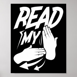 ASL Read My Hand Deaf American Sign Language