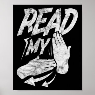 Asl Read My Hand Deaf American Sign Language Distr