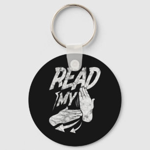 ASL Read My Hand Deaf American Sign Language Distr Key Ring