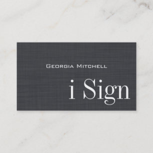 ASL, Sign Language, Translator, Business Card