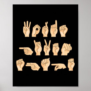 ASL Words given shape American Sign Language 1