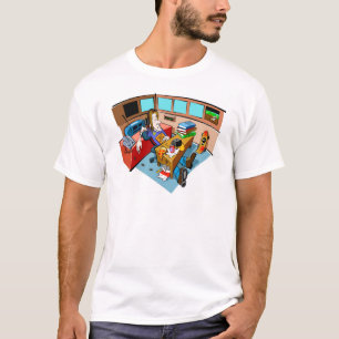 Asleep At Computer T-Shirt
