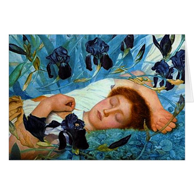 Asleep in the Irises (Front Horizontal)