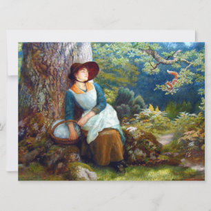 Asleep in the Woods (by Arthur Hughes) Card