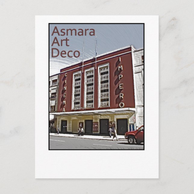 Asmara Art Deco - Cinema Impero Postcard (Front)