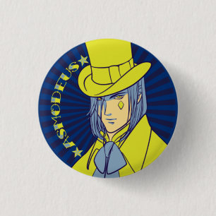 Asmodeus 3 Cm Round Badge