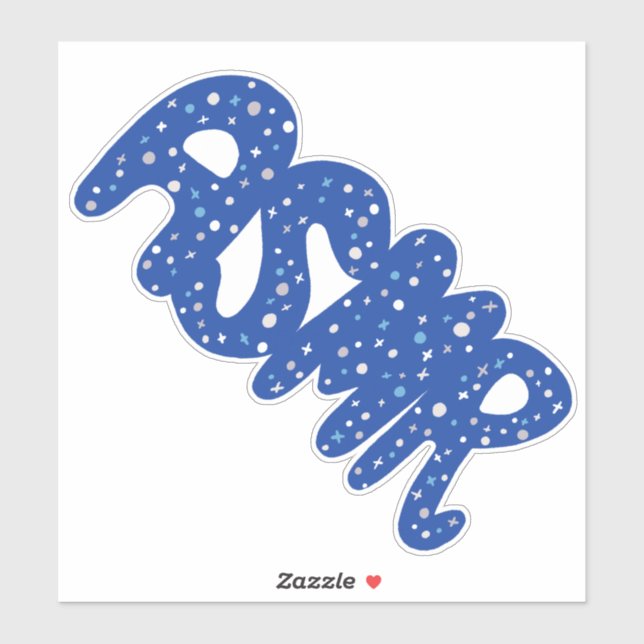 ASMR Blue Tingles Handlettering (Sheet)