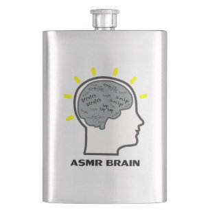 ASMR Brain Hip Flask
