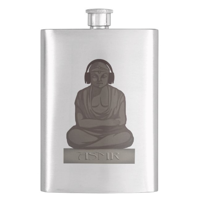 ASMR Buddha Hip Flask (Front)