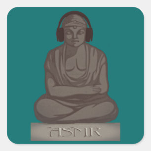 ASMR Buddha Square Sticker