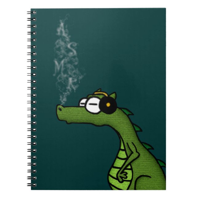 ASMR Dragon Notebook (Front)