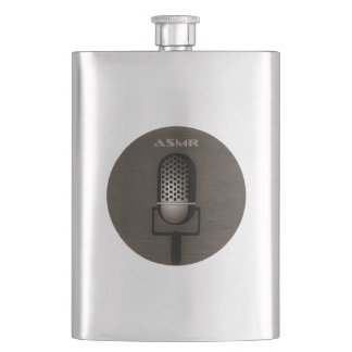 ASMR Retro Microphone Hip Flask