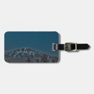 Aso Star Night Volcano Japan Luggage Tag