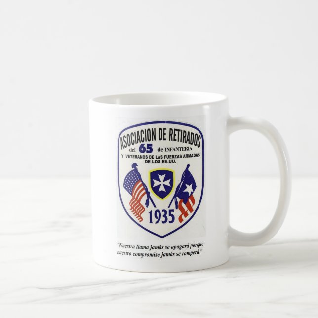 Asoc del 65 de Infanteria Coffee Mug (Right)