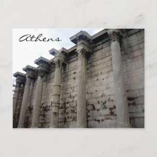 asomatos church wall postcard